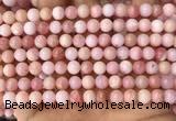 COP1693 15.5 inches 6mm round natural pink opal gemstone beads