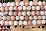 COP1695 15.5 inches 10mm round natural pink opal gemstone beads