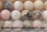 COP1702 15.5 inches 6mm round natural pink opal gemstone beads