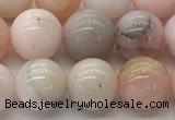 COP1703 15.5 inches 8mm round natural pink opal gemstone beads