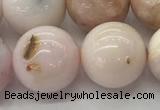 COP1707 15.5 inches 16mm round natural pink opal gemstone beads