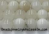 COP1730 15.5 inches 6mm round white opal beads wholesale