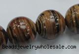 COP200 15.5 inches 20mm round natural brown opal gemstone beads