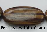 COP236 15.5 inches 25*50mm oval natural brown opal gemstone beads