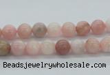 COP24 7mm smooth round natural pink opal beads Wholesale