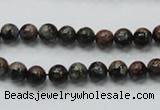 COP282 15.5 inches 6mm round natural grey opal gemstone beads