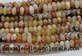 COP301 15.5 inches 2*4mm rondelle brandy opal gemstone beads wholesale