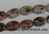 COP315 15.5 inches 10*14mm oval brandy opal gemstone beads wholesale