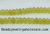 COP350 15.5 inches 4*6mm rondelle yellow opal gemstone beads wholesale