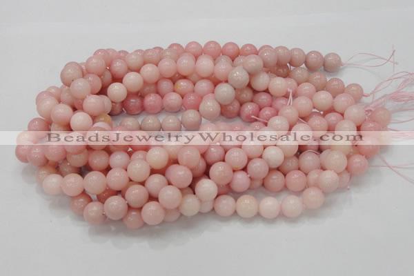 COP405 15.5 inches 12mm round Chinese pink opal gemstone beads