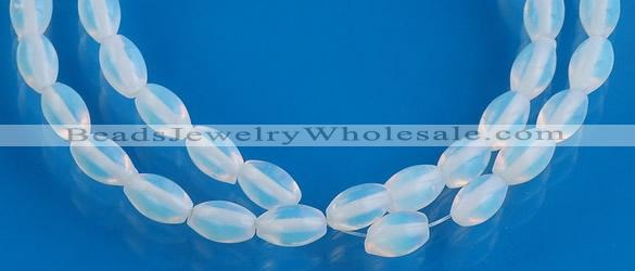 COP41 5*8mm translucent rice shape opal gemstone beads Wholesale