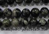 COP454 15.5 inches 10mm round natural grey opal gemstone beads