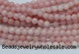 COP50 15.5 inches 4mm round natural pink opal gemstone beads