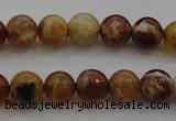 COP509 15.5 inches 6mm round natural red opal gemstone beads