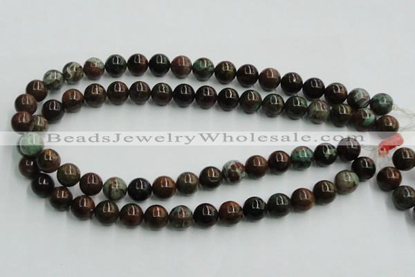 COP600 15.5 inches 12mm round green opal gemstone beads wholesale