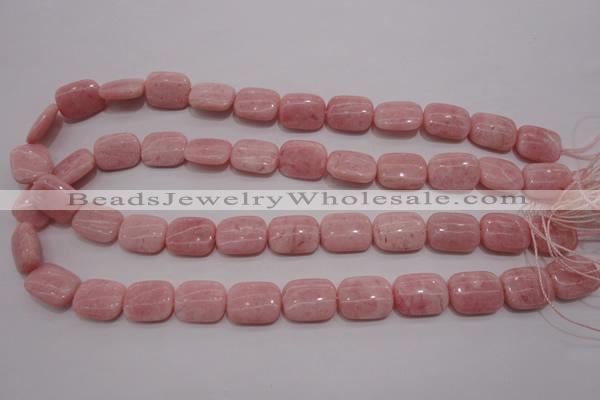 COP83 15.5 inches 12*16mm rectangle natural pink opal gemstone beads