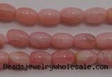 COP85 15.5 inches 4*6mm drum natural pink opal gemstone beads