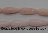 COP87 15.5 inches 8*20mm teardrop natural pink opal gemstone beads