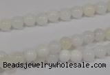 COP901 15.5 inches 8mm round natural white opal gemstone beads