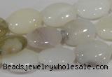 COP907 15.5 inches 13*18mm oval natural white opal gemstone beads