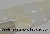 COP914 15.5 inches 13*18mm rectangle natural white opal gemstone beads