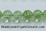 COQ02 16 inches 12mm round dyed olive quartz beads wholesale