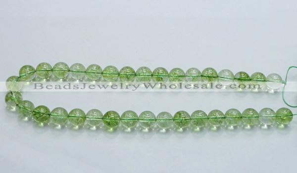 COQ03 16 inches 4mm round dyed olive quartz beads wholesale