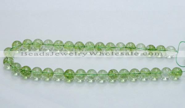 COQ04 16 inches 6mm round dyed olive quartz beads wholesale