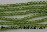 COQ51 15.5 inches 4mm round natural olive quartz beads wholesale