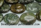 COS06 15.5 inches 15*20mm oval ocean stone beads wholesale