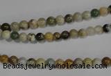 COS160 15.5 inches 4mm round ocean stone beads wholesale