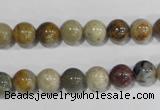 COS162 15.5 inches 8mm round ocean stone beads wholesale