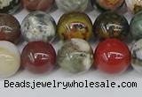 COS223 15.5 inches 10mm round ocean stone beads wholesale