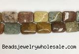 COS256 15.5 inches 22*30mm rectangle ocean stone beads wholesale