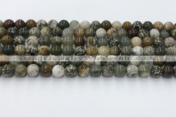 COS307 15.5 inches 8mm round ocean jasper beads wholesale