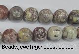 COT03 15.5 inches 12mm round osmanthus stone beads wholesale