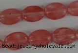 COV110 15.5 inches 12*16mm oval cherry quartz beads wholesale