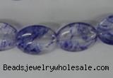 COV143 15.5 inches 13*18mm oval watermelon blue beads wholesale