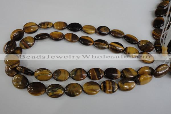 COV151 15.5 inches 15*20mm oval yellow tiger eye beads wholesale