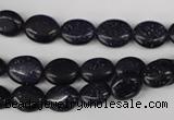 COV16 15.5 inches 8*10mm oval blue goldstone gemstone beads wholesale