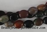 COV25 15.5 inches 8*10mm oval Indian agate beads wholesale