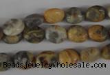 COV26 15.5 inches 8*10mm oval crazy lace agate beads wholesale