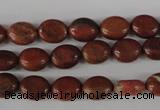 COV36 15.5 inches 8*10mm oval red jasper beads wholesale