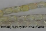 COV41 15.5 inches 8*10mm oval watermelon yellow beads wholesale