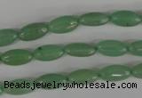 COV59 15.5 inches 6*12mm oval green aventurine beads wholesale