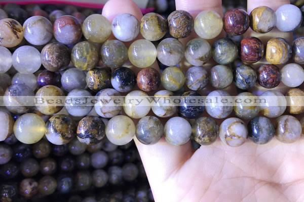 CPB1025 15.5 inches 9mm round natural pietersite beads