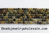 CPB1076 15.5 inches 6mm faceted round natural pietersite beads