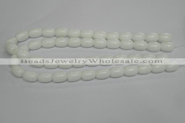 CPB12 15.5 inches 12*16mm drum white porcelain beads wholesale