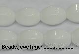 CPB71 15.5 inches 13*18mm rice white porcelain beads wholesale