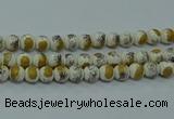 CPB751 15.5 inches 6mm round Painted porcelain beads